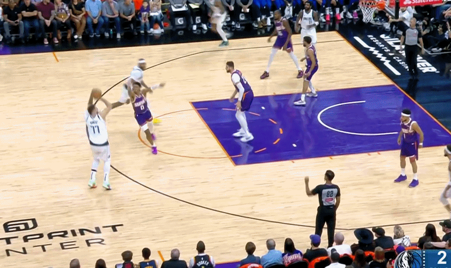🏀NBA半场：东契奇23分 杜兰特15+4 太阳63-55领先独行侠