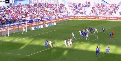 ⚽西甲战报：巴雷内切亚破僵 阿兰巴里点射绝平 赫塔菲1-1瓦伦西亚